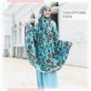 Mukena Tazbiya Scallop Floral Tosca